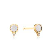 Ania Haie Gold Mother of Pearl Stud Earrings image