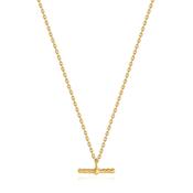 Ania Haie Gold Rope T-bar Necklace image