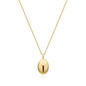 Play It Cool Oval Pendant Necklace image