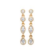 Classic Cuteness Cubic Zirconia Drop Earrings image