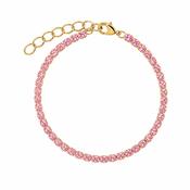 Cool Cat Pink CZ Tennis Bracelet image