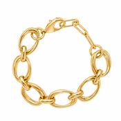 Heavy Heart Statement Chain Bracelet image