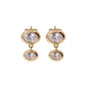 Sense of Balance Stud Earrings Cubic Zirconia image