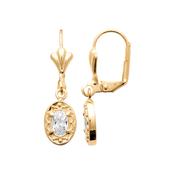 Nostalgia Earrings White Cubic Zirconia image