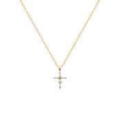 Polar Light Cross Pendant White Cubic Zirconia image