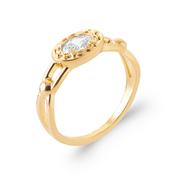 Nostalgia Ring White Cubic Zirconia image