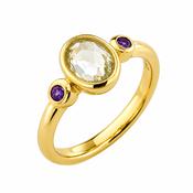 Lingering Light Citrine &amp; Amethyst Ring image