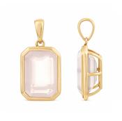 Lagoon Rose Quartz Pendant image