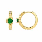 Wild Heart Claddagh Huggie Earrings image