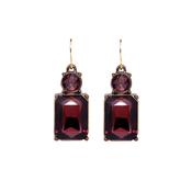 Alice Earrings Burgundy image