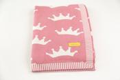 BabyBoo Pink Crown Blanket image