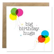 Big Birthday Hugs Card