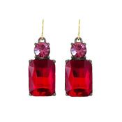 Angie Earrings Red &amp; Pink