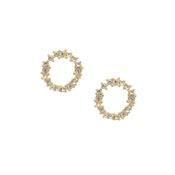 Gold Crystal Cluster Earrings image