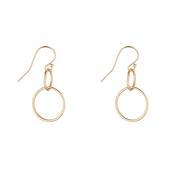 Momuse Double Circle Earrings