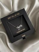 Don’t Kill My Vibe Grá Necklace -Silver image