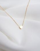Fíor Heart Grá Necklace Gold image