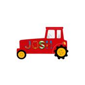 Name Plaque - Red Tractor