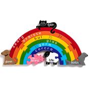 Alphabet Jigsaw Rainbow Puzzle (as gaeilge) image