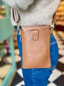 Rimini Leather Crossbody, Tan image