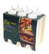 Sauce Bottle Clear 6 Pack x 1 (12 ounce)