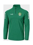 1/4 Zip Top | Green White | Cabinteely FC image
