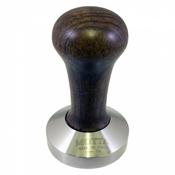 Motta Stainless Steel Base Wooden Tamper Black 58mm image