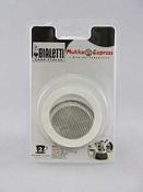 Bialetti 1 Gasket + 1 Filter Plate Mukka  2 Cups image