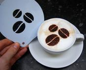 Coffee Bean Stencil image