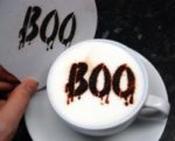 Halloween Boo Stencil image