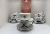 1kg Caron coffee beans + 6 Caron cappuccino cups image
