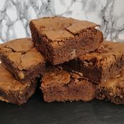 Double Belgian Chocolate Fudge Brownie