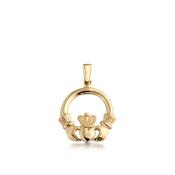 9ct Gold Claddagh Pendant image