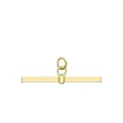 9ct Gold Square T-Bar Pendant