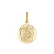 9ct Yellow Gold St Anthony Medal Pendant image