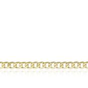 9ct Yellow Metric Curb Chain Necklace