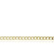 9ct Yellow Metric Curb Chain Necklace
