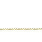 9ct Yellow Baby Belcher Chain Necklace