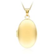 9ct Yellow Gold Polished Oval Locket