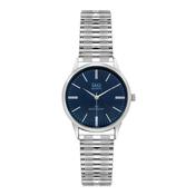 Q&amp;Q BLUE STEEL WATCH