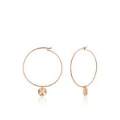 Ania Haie "Rose Gold Hoops" Earrings image