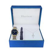 Boys Watch &amp; Silver Cross Communion Set