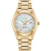 CITIZEN PEARL &amp; DIAMOND WATCH image