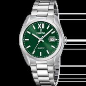 FESTINA GREEN STEEL WATCH