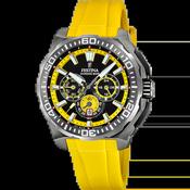 FESTINA BLACK &amp; YELLOW WATCH image