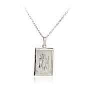 ST. CHRISTOPHER MEDAL &amp; CHAIN *LARGE* image