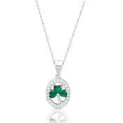 Silver Shamrock Pendant