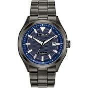 CITIZEN BLUE GREY STEEL WATCH image