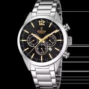 Festina Black Steel Watch image