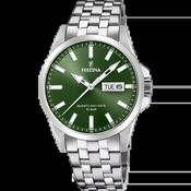 FESTINA GREEN STEEL WATCH
